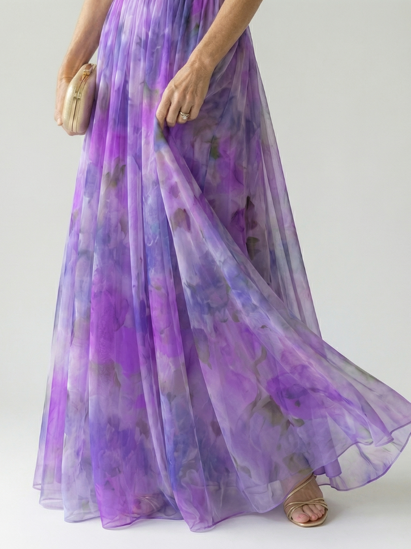 Van Delft Mode® | Comfortabele luchtige jurk met elegante afwerking