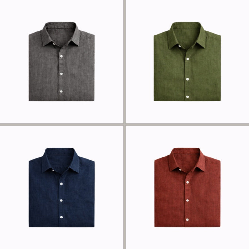 Van Delft Mode® | Comfortabele Linnen overhemd