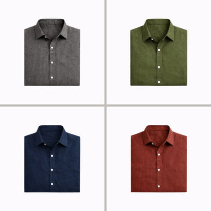 Van Delft Mode® | Comfortabele Linnen overhemd