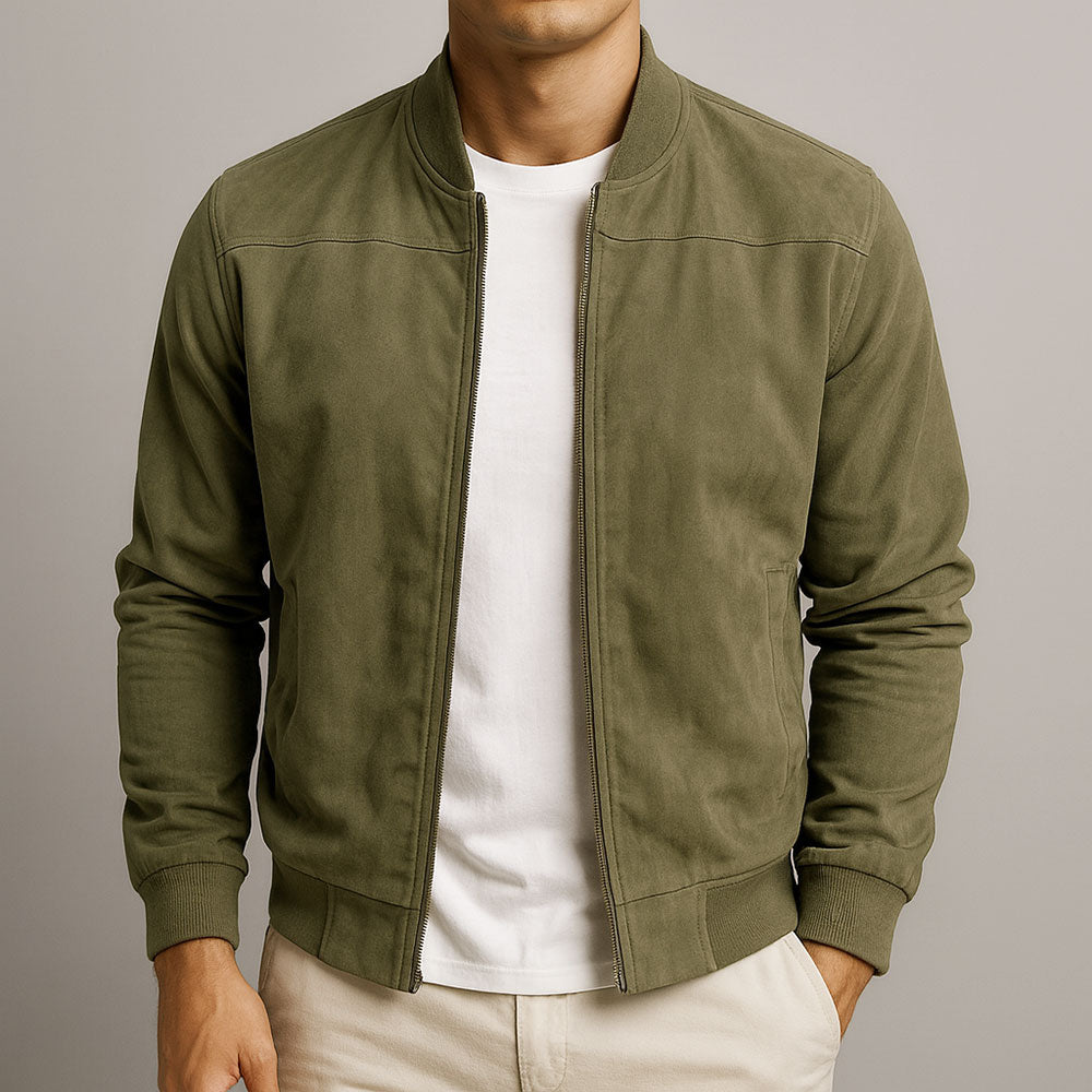 Van Delft Mode® | Comfortabele suèdejas voor heren