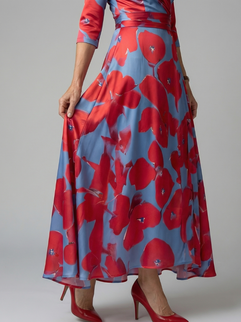 Van Delft Mode® | Elegante comfortabele jurk met luchtige stof