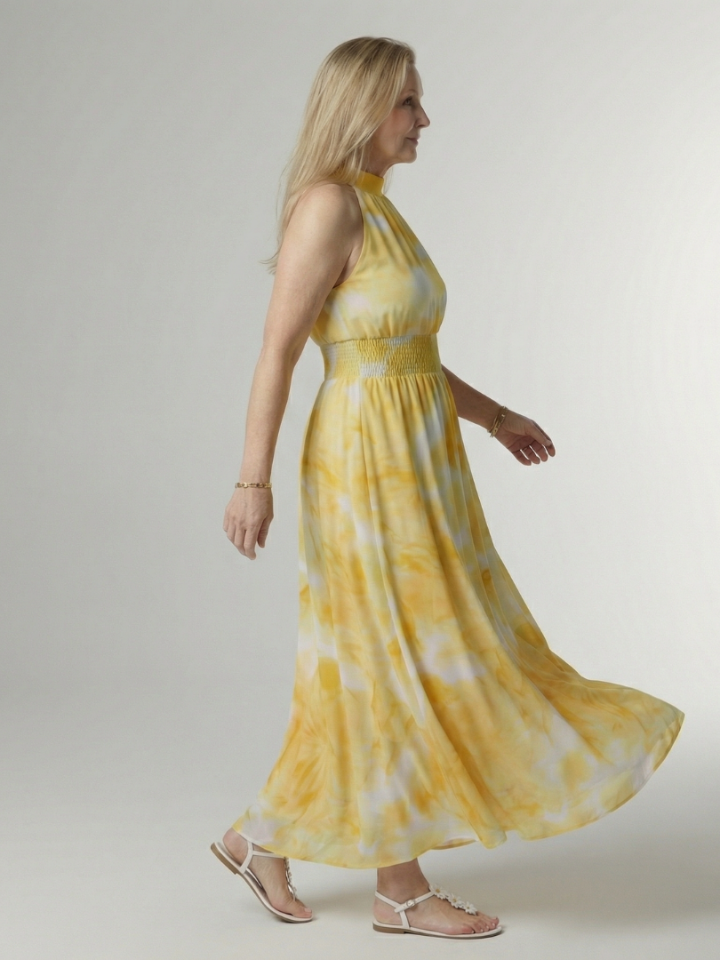 Van Delft Mode® | Zachte comfortabele jurk met elegante uitstraling