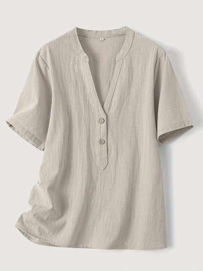Van Delft Mode® | Elegante V-Hals Blouse