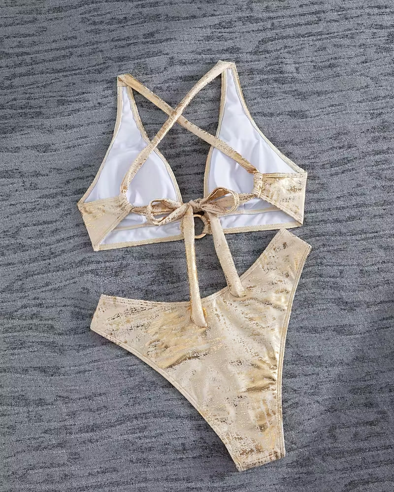 Metaal Gesp Ontwerp Bikini