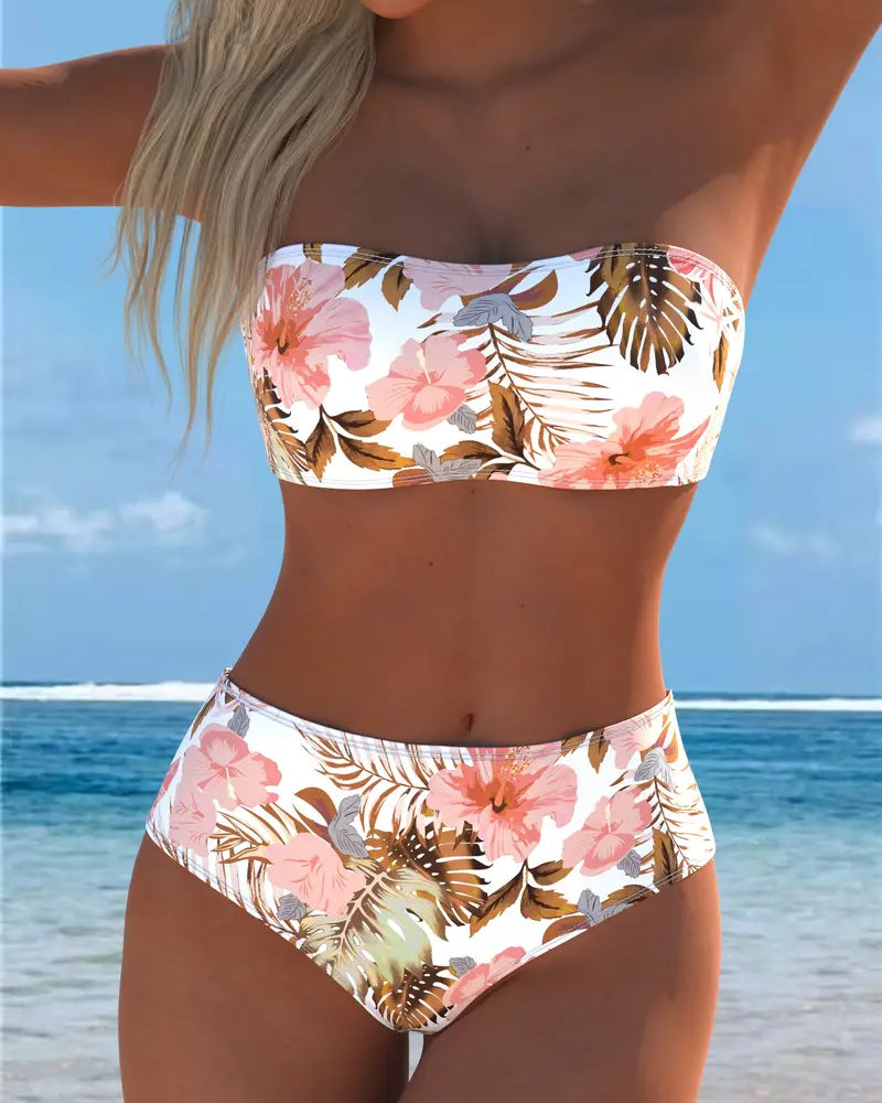 Bandeau Geprinte Bikini
