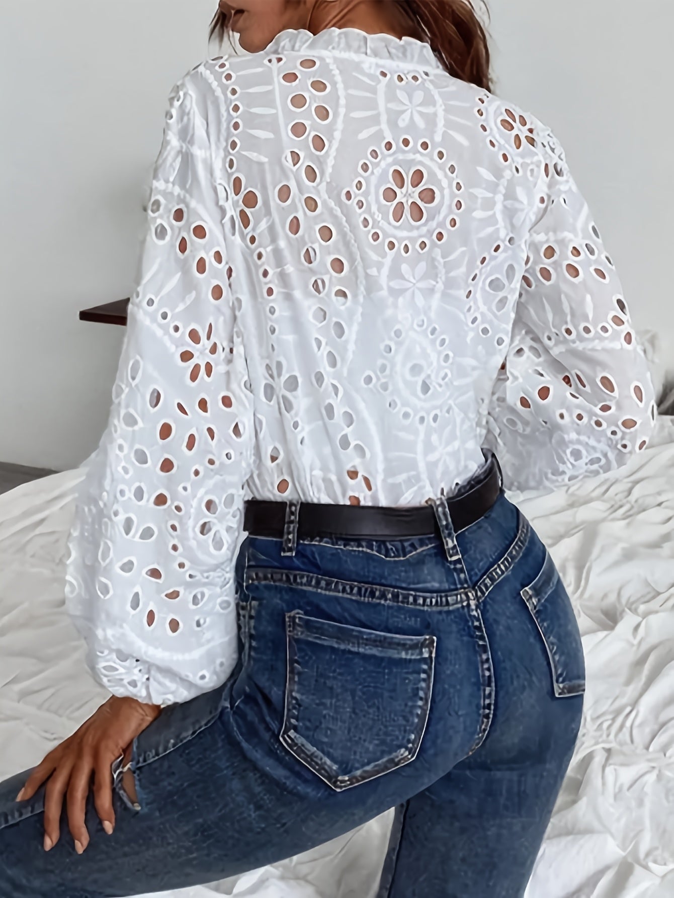 Van Delft Mode® | Geborduurde blouse
