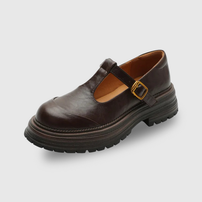 Van Delft Mode®| Klassieke T-Bar Schoenen