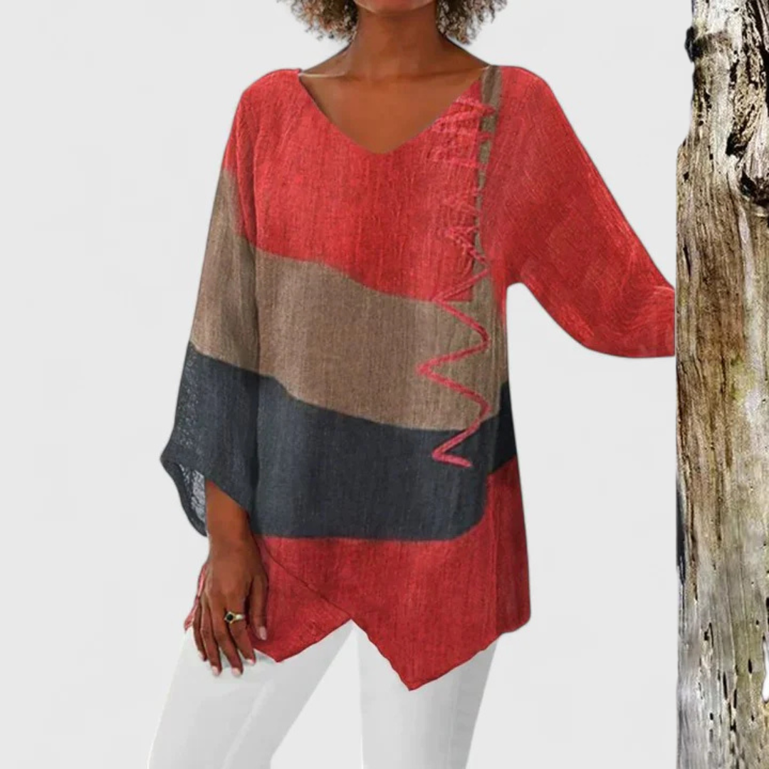 Van Delft Mode® | Tuniek met Sophisticated V-Hals