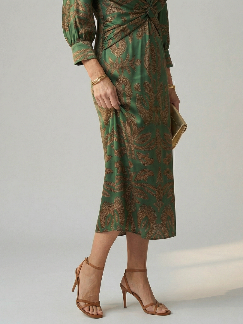 Van Delft Mode® | Elegante comfortabele jurk met lichte en zachte stof