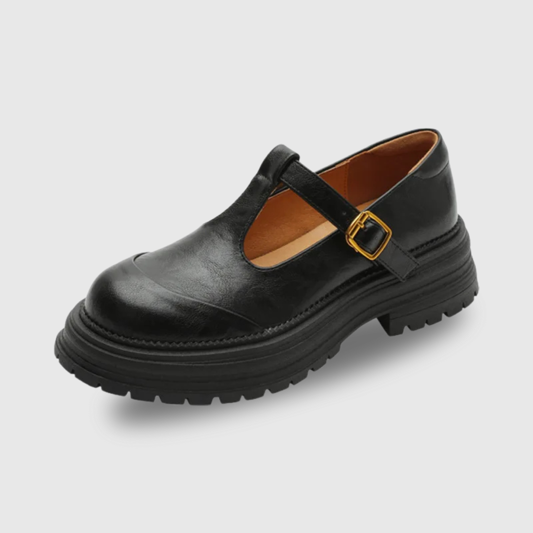 Van Delft Mode®| Klassieke T-Bar Schoenen