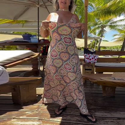 Strapless Hart Vakantie Print Badpak