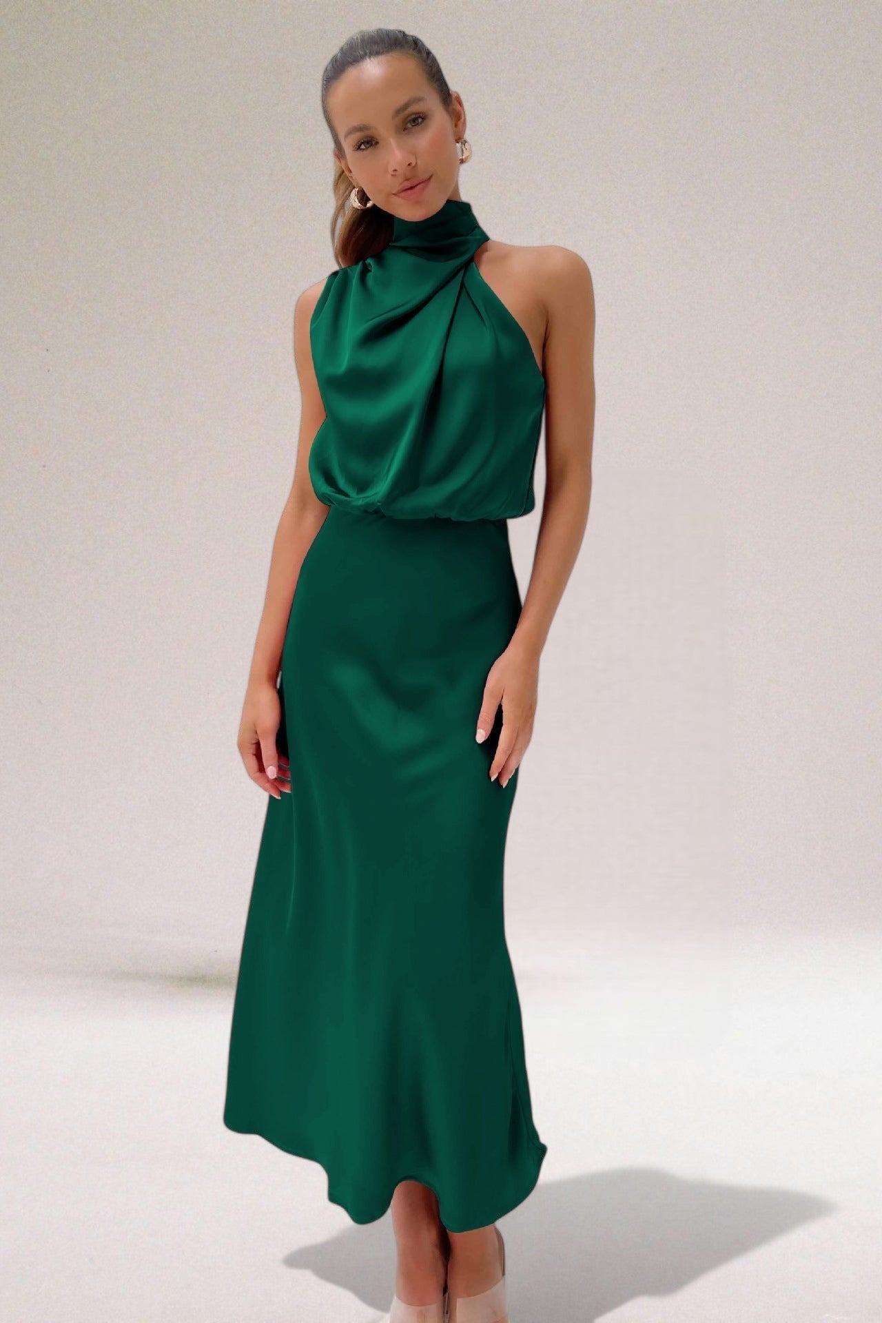 Van Delft Mode® | Satijnen Glamour Jurk