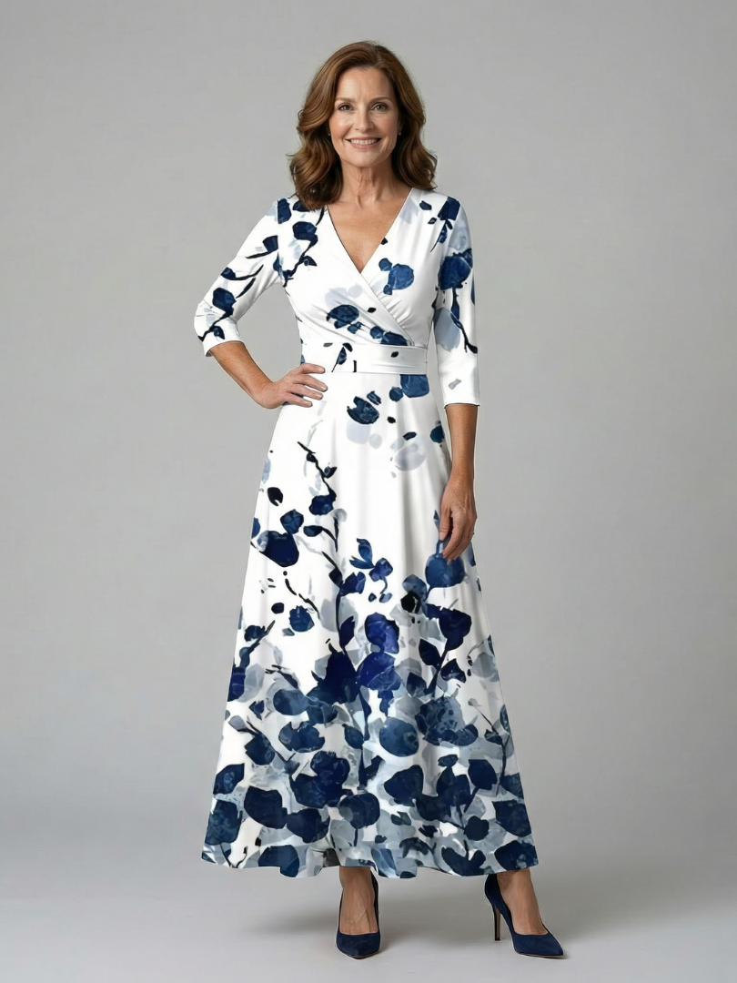 Van Delft Mode® | Elegante comfortabele jurk met luchtige stof