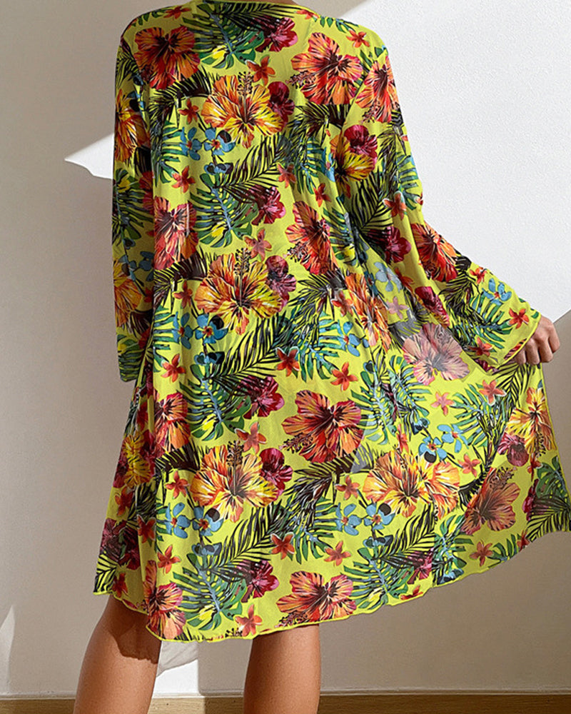Bloemenprint Bikinis en Cover Up