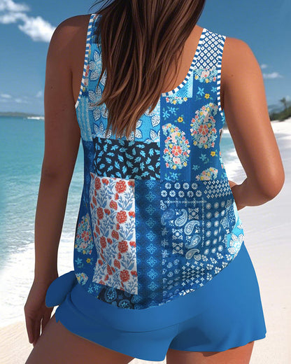 Twee-delige Tanktop Badpak