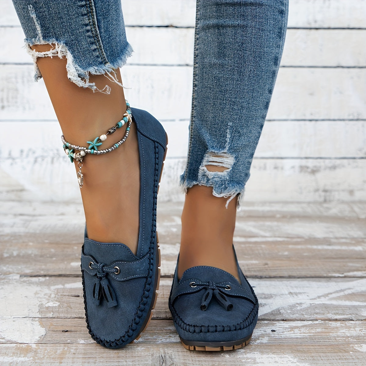Van Delft Mode® | Klassieke Loafers met Kwastje Detail