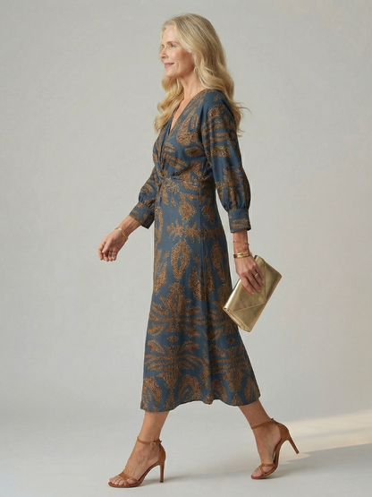 Van Delft Mode® | Elegante comfortabele jurk met lichte en zachte stof