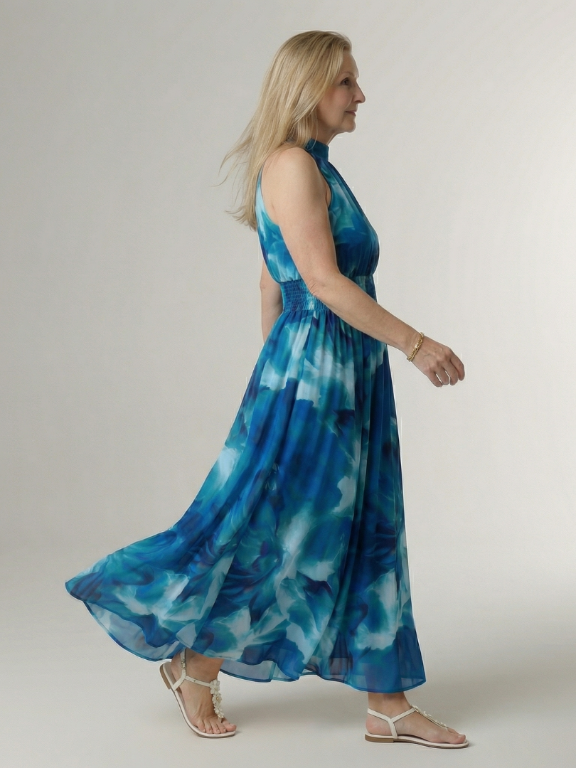 Van Delft Mode® | Zachte comfortabele jurk met elegante uitstraling