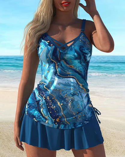 Strandresort Print Tankini