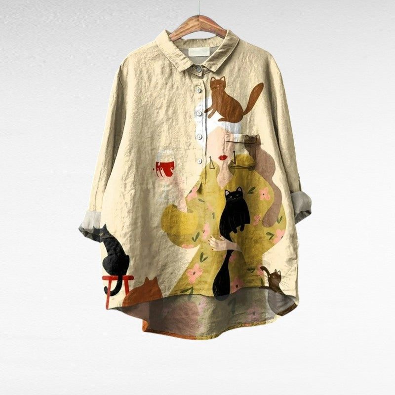 Van Delft Mode® | Ariane elegante zomerblouse