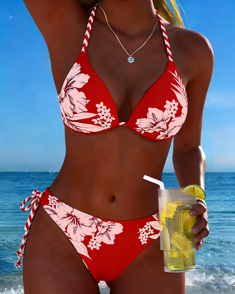 Eenvoudige Sexy Halter Bikini