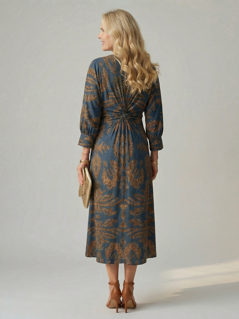 Van Delft Mode® | Elegante comfortabele jurk met lichte en zachte stof