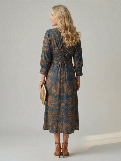 Van Delft Mode® | Elegante comfortabele jurk met lichte en zachte stof