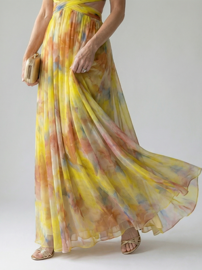 Van Delft Mode® | Comfortabele luchtige jurk met elegante afwerking