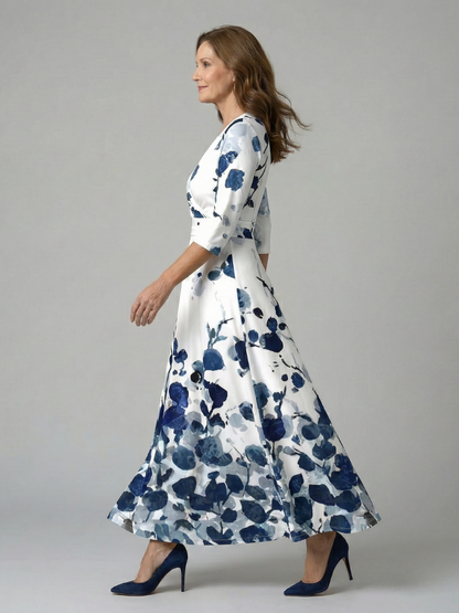 Van Delft Mode® | Elegante comfortabele jurk met luchtige stof