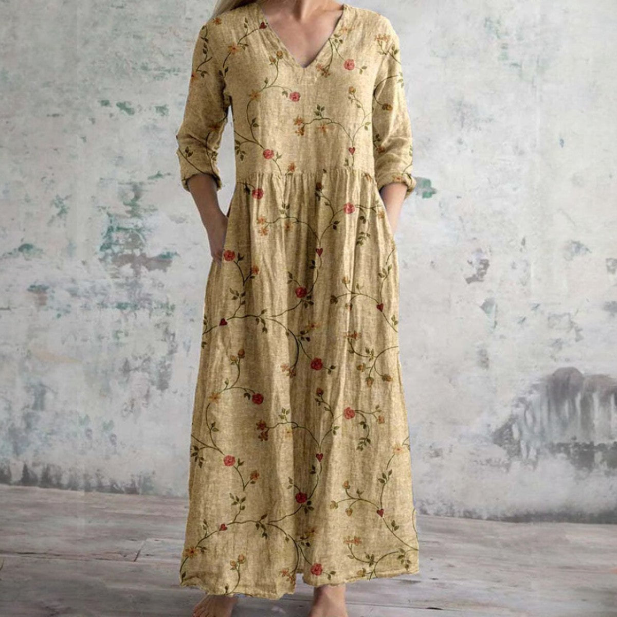 Van Delft Mode® | Elegante Bloemenjurk