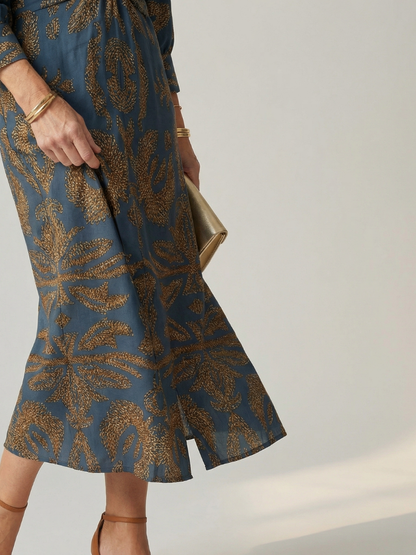 Van Delft Mode® | Elegante comfortabele jurk met lichte en zachte stof