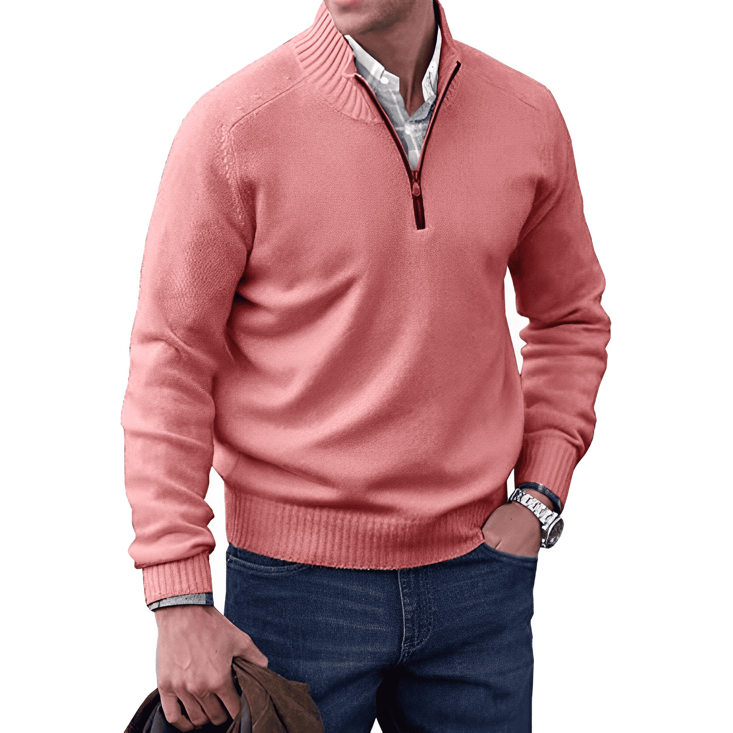 Van Delft Mode® | Moderne Zip Trui