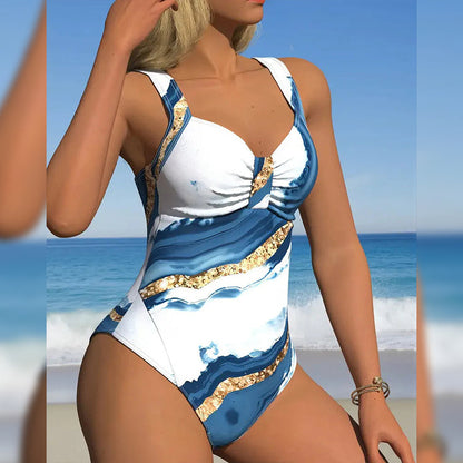 One Piece Geprinte Bikini