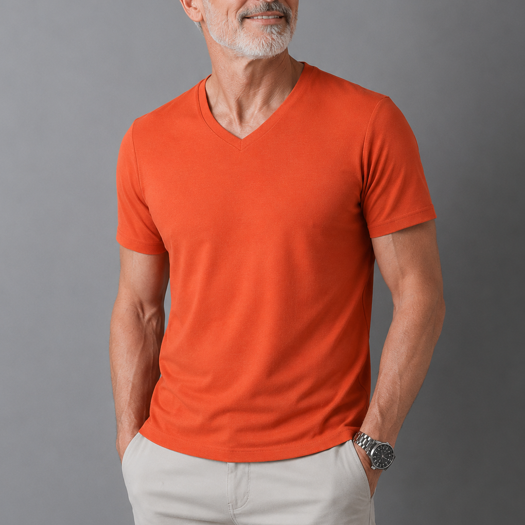 Van Delft Mode® | Comfortabel heren t-shirt 100% katoen (TIJDELIJK 1+1 GRATIS!)