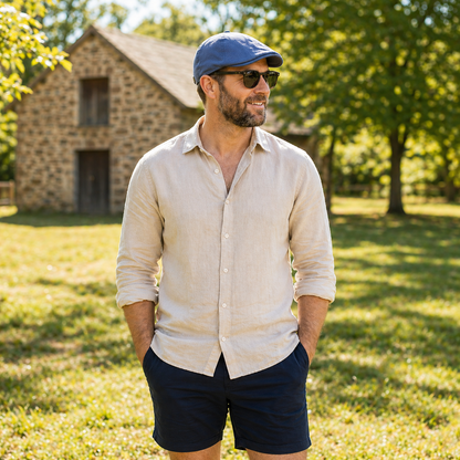 Van Delft Mode® | Klassieke Flat Cap voor Heren – Tijdloze Stijl & Dagelijks Comfort (1+1 Speciale Actie)