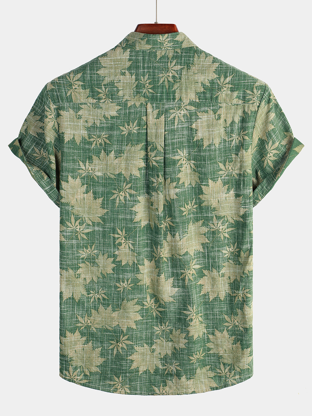 Van Delft Mode®| Katoenen Hawaii Overhemd met Korte Mouwen