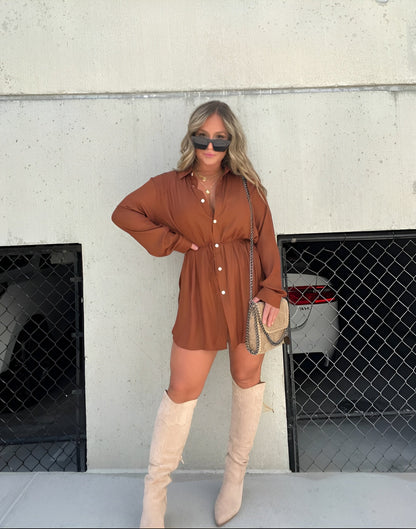 Van Delft Mode® | Trendy Satijnen Romper Jurk