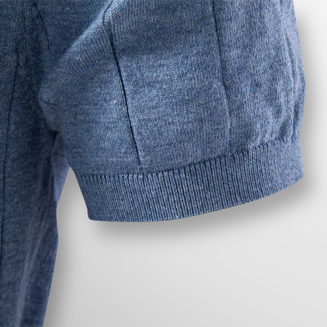 Van Delft Mode® | comfortabele geribde T-Shirt