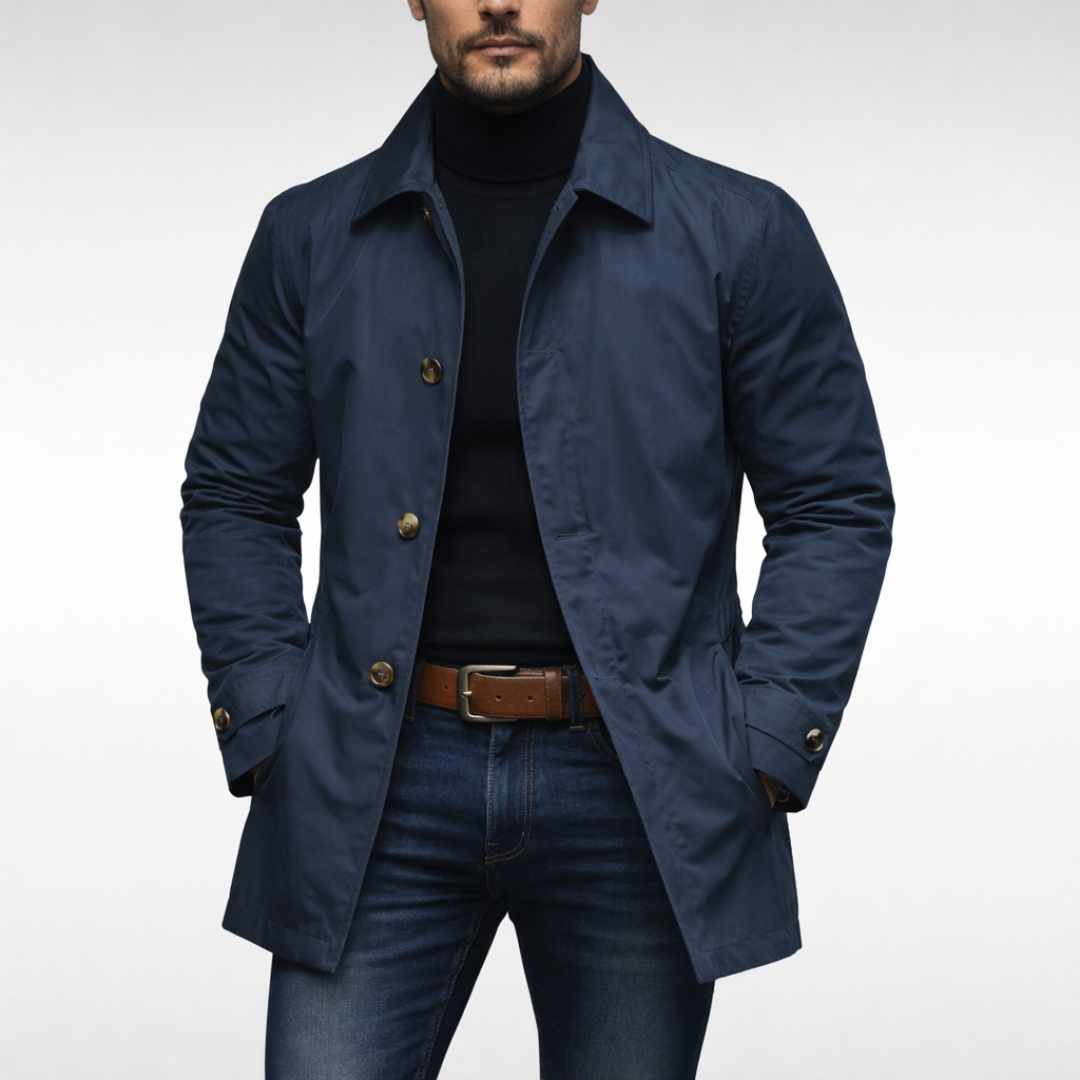 Van Delft Mode® | Comfortabele heren trenchcoat