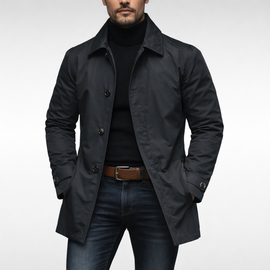 Van Delft Mode® | Comfortabele heren trenchcoat