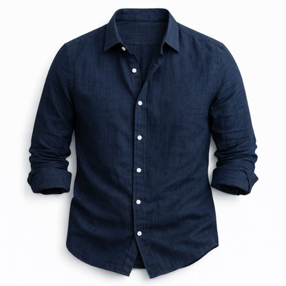 Van Delft Mode® | Comfortabele Linnen overhemd
