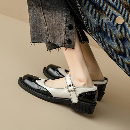 Van Delft Mode®| Tijdloze Mary Jane Schoenen