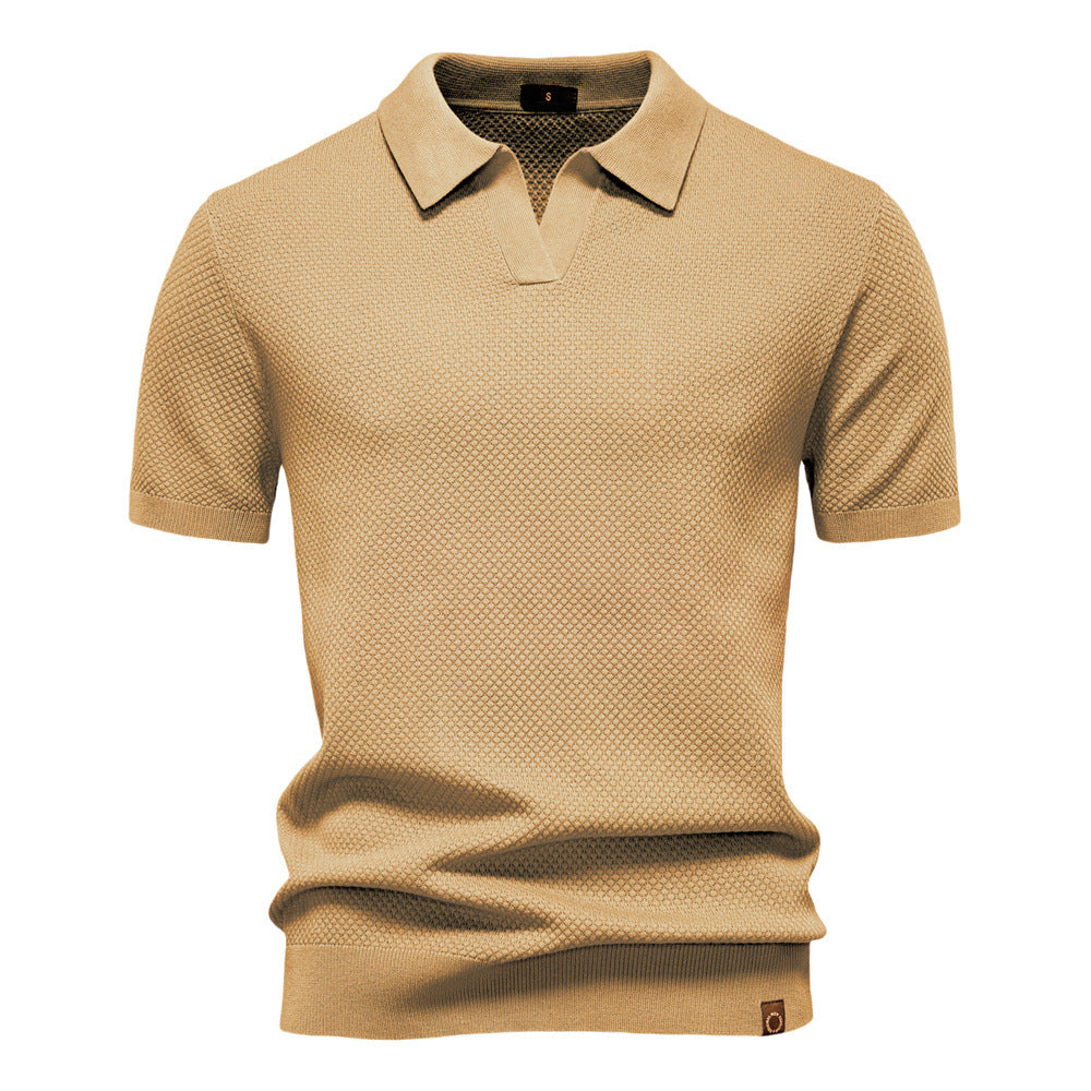 Van Delft Mode® | Elegante polo met korte mouwen