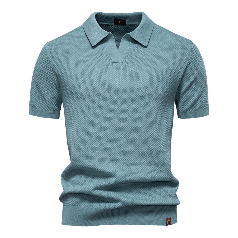 Van Delft Mode® | Elegante polo met korte mouwen