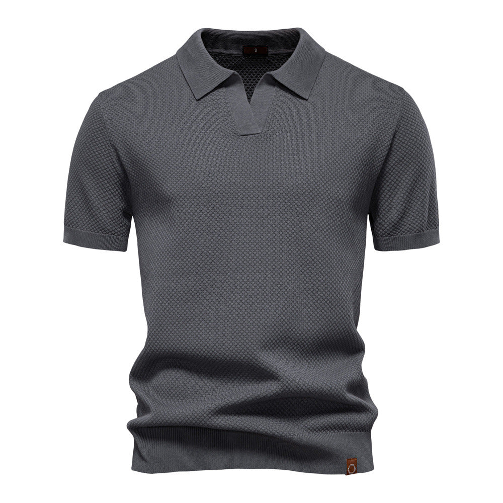 Van Delft Mode® | Elegante polo met korte mouwen