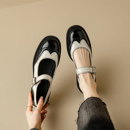 Van Delft Mode®| Tijdloze Mary Jane Schoenen
