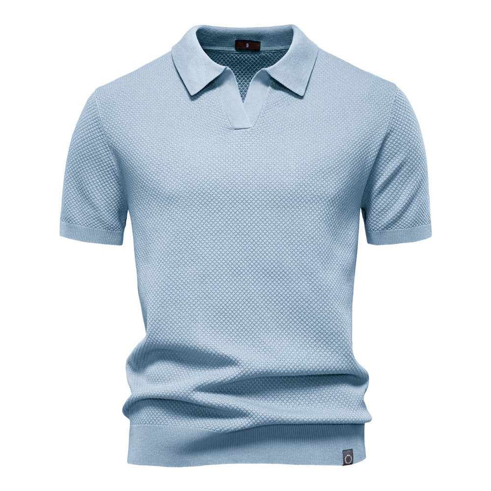 Van Delft Mode® | Elegante polo met korte mouwen