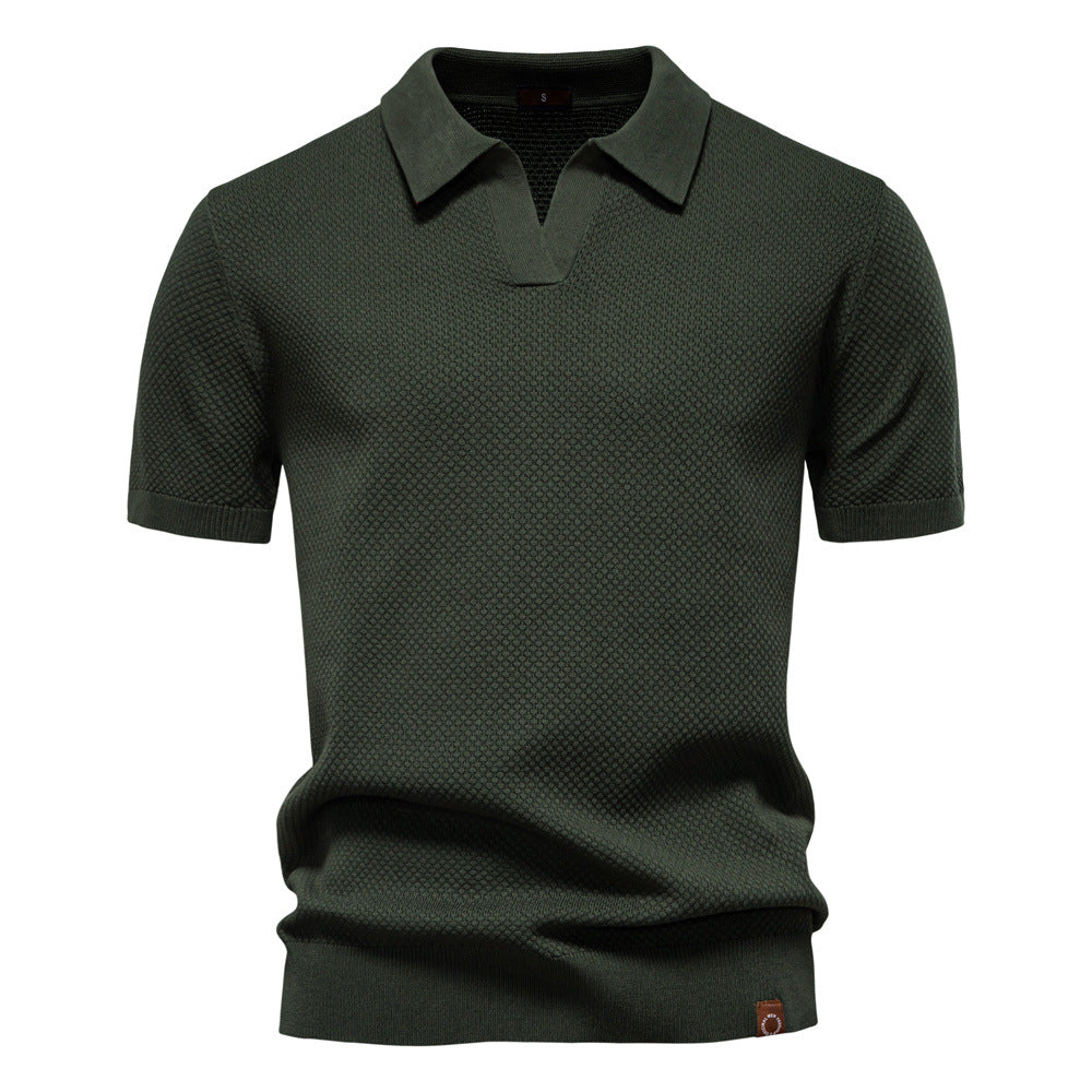 Van Delft Mode® | Elegante polo met korte mouwen