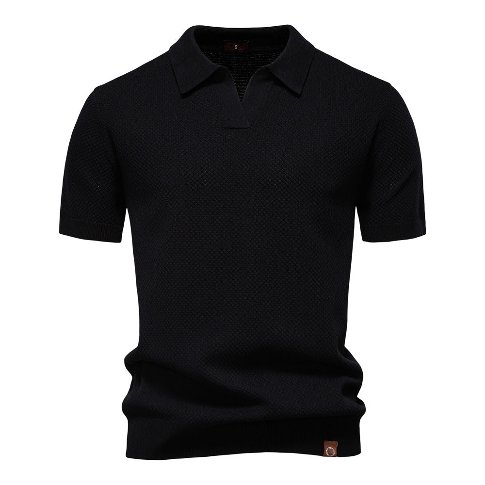 Van Delft Mode® | Elegante polo met korte mouwen