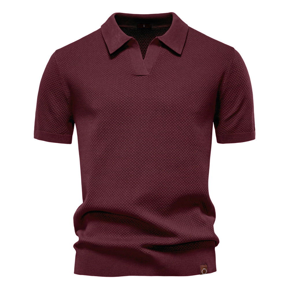 Van Delft Mode® | Elegante polo met korte mouwen